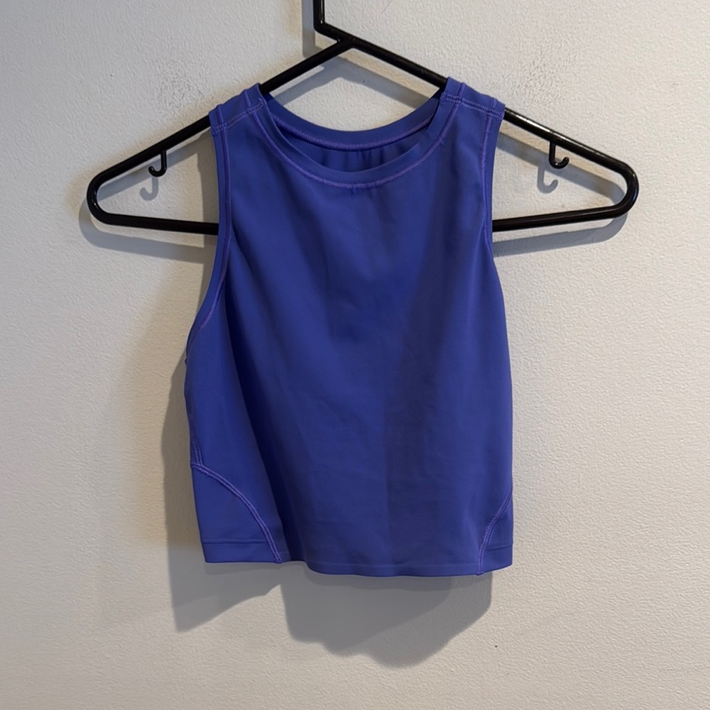 On Running Movement Crop Iris Purple XS‎ Tank Top Workout